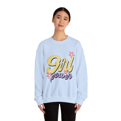 Girl Power Heavy Blend™ Crewneck Sweatshirt