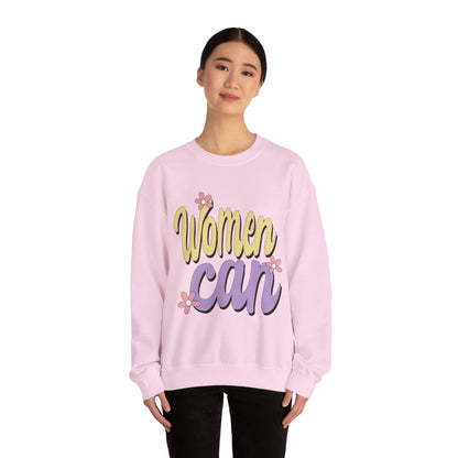 Women Can Crewneck Sweatshirt