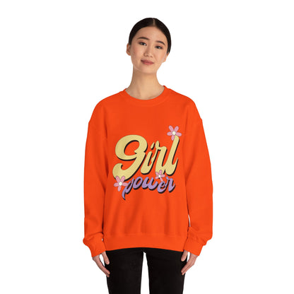 Girl Power Heavy Blend™ Crewneck Sweatshirt