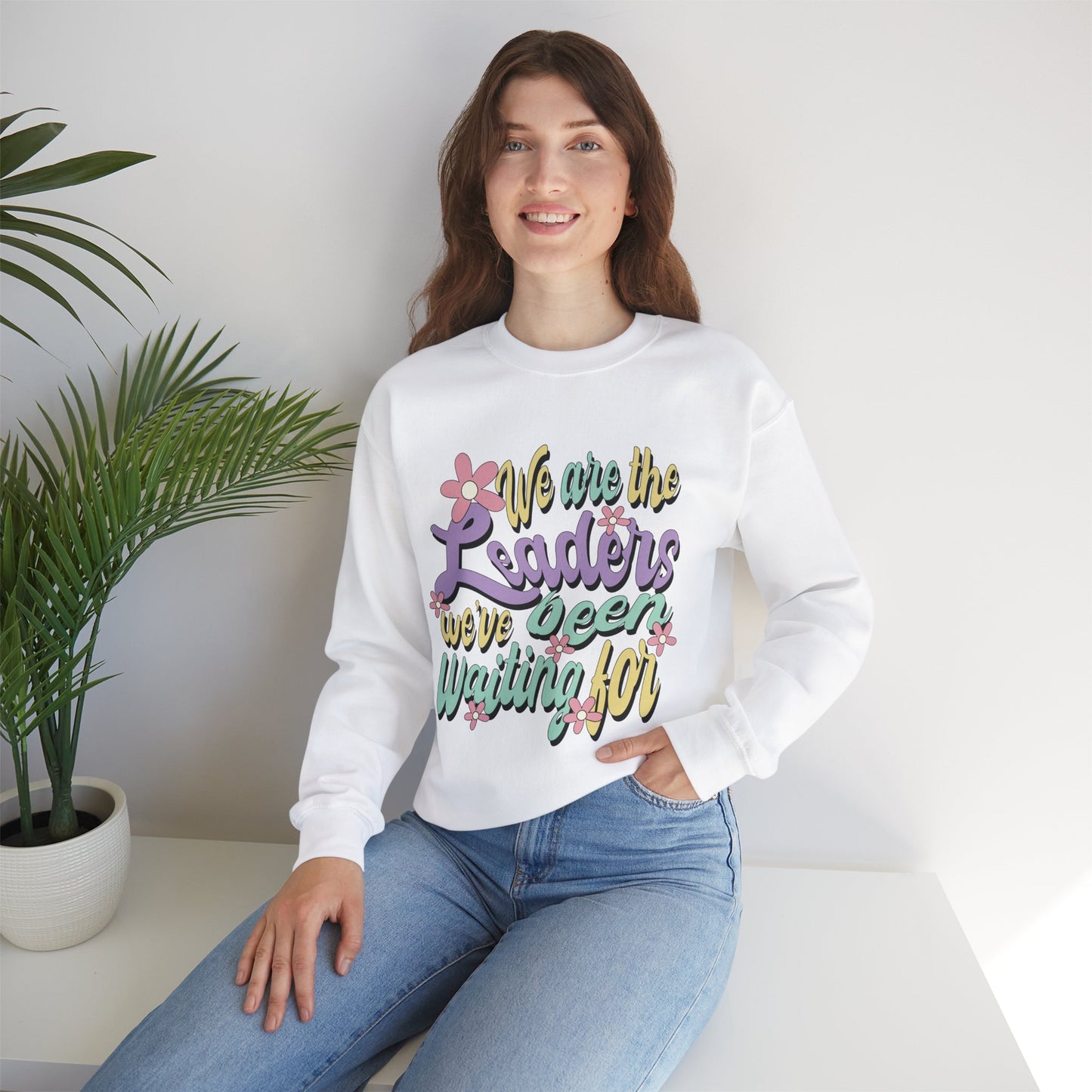 We Are the Leaders We’ve Been Waiting For Heavy Blend™ Crewneck Sweatshirt