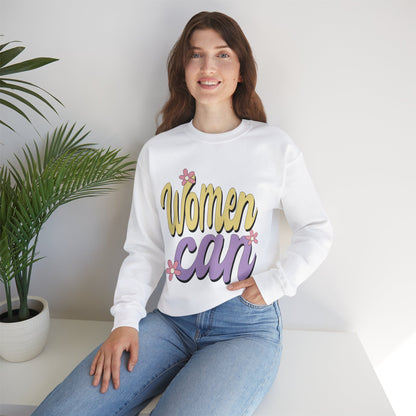 Women Can Crewneck Sweatshirt