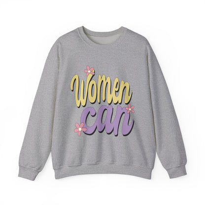 Women Can Crewneck Sweatshirt