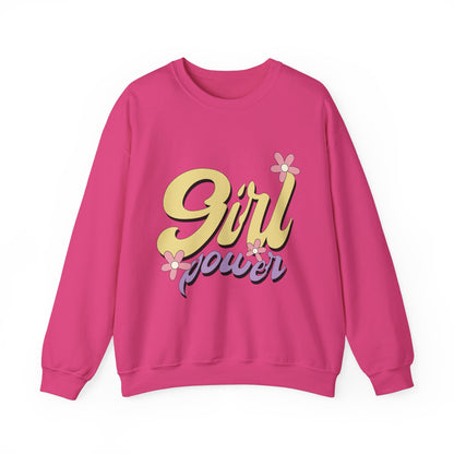 Girl Power Heavy Blend™ Crewneck Sweatshirt