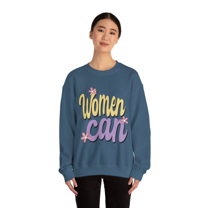 Women Can Crewneck Sweatshirt