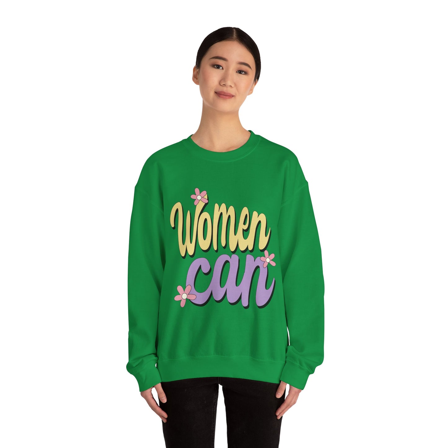 Women Can Crewneck Sweatshirt