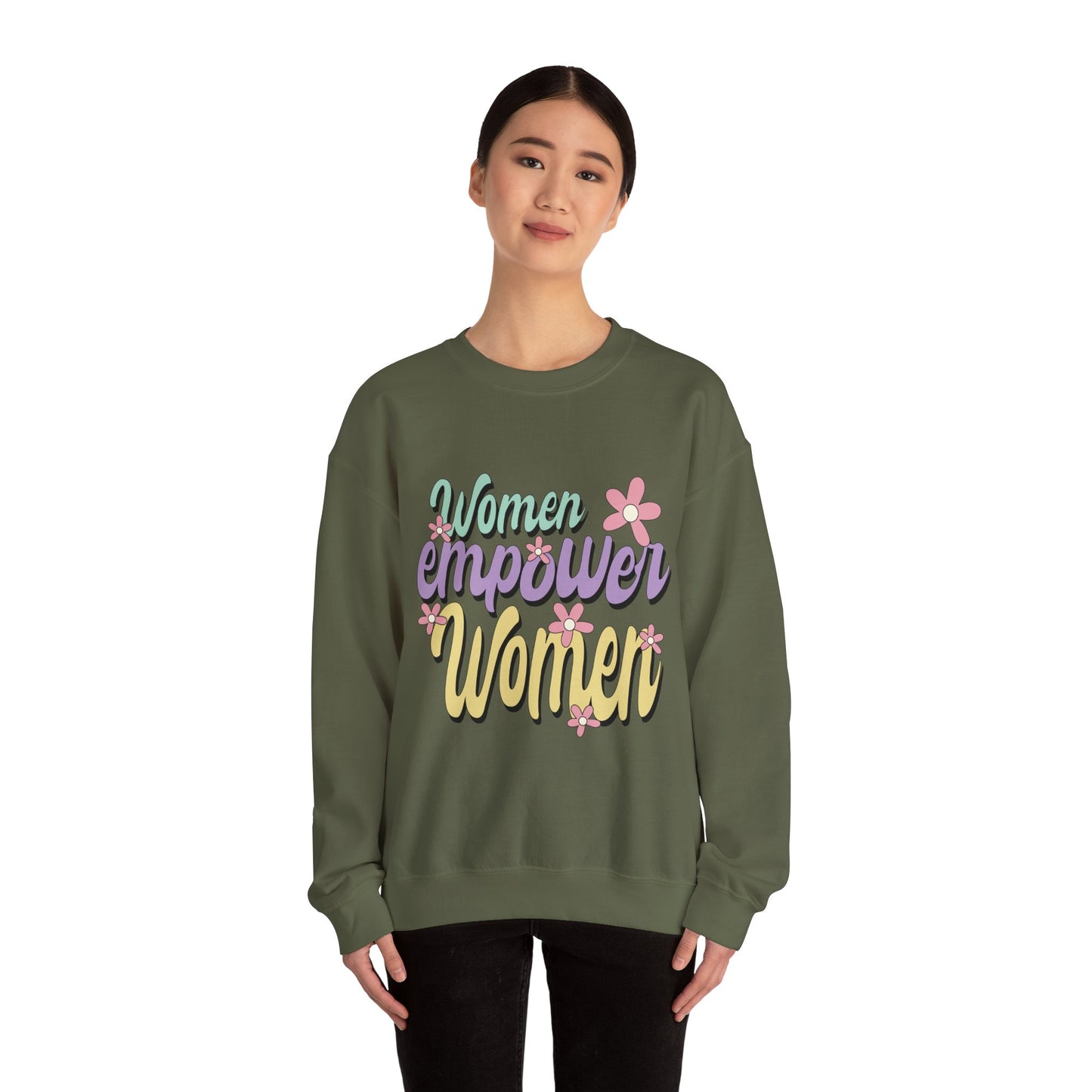 Women Empower Women Heavy Blend™ Crewneck Sweatshirt