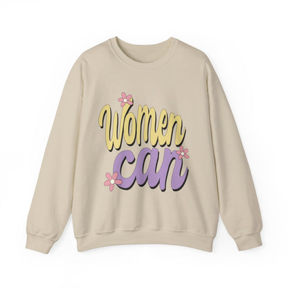 Women Can Crewneck Sweatshirt