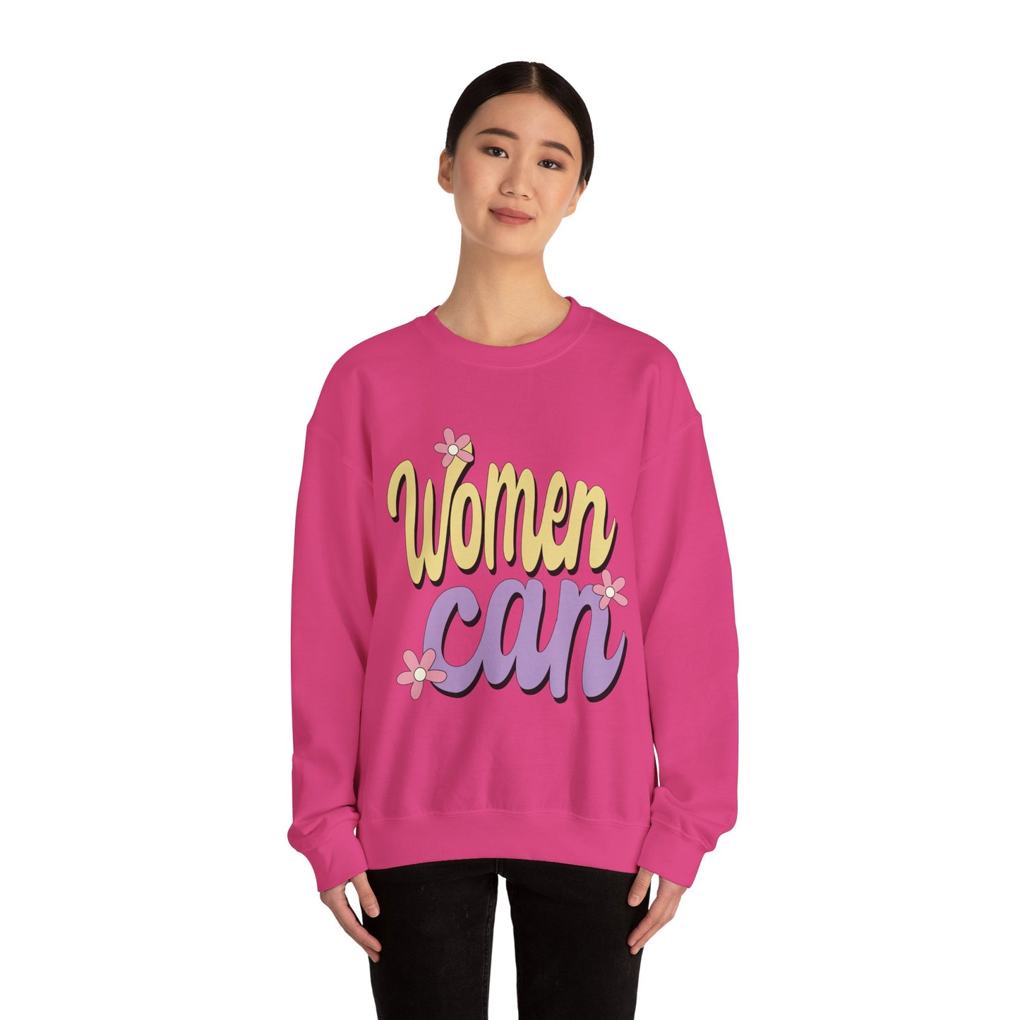 Women Can Crewneck Sweatshirt