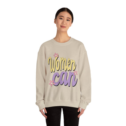 Women Can Crewneck Sweatshirt