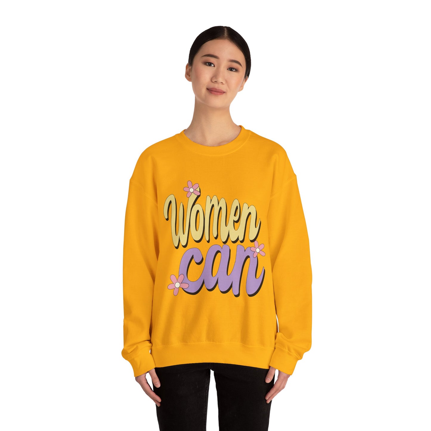 Women Can Crewneck Sweatshirt