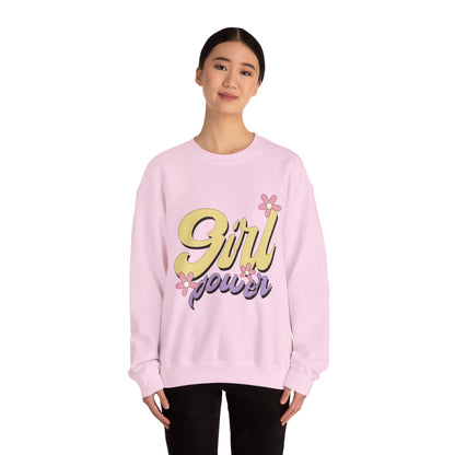 Girl Power Heavy Blend™ Crewneck Sweatshirt