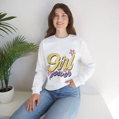 Girl Power Heavy Blend™ Crewneck Sweatshirt