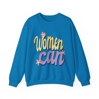 Women Can Crewneck Sweatshirt