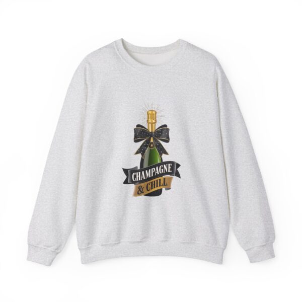 Champagne and Chill Sweatshirt – Unisex Heavy Blend Crewneck for Cozy Celebrations