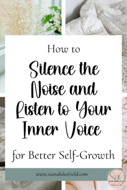 silence the noise and listen to your inner voice