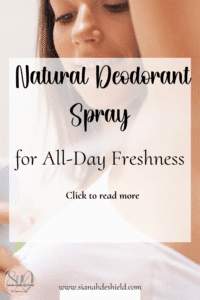 DIY Natural Deodorant Spray