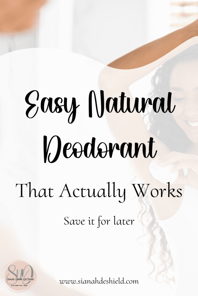 Natural Deodorant