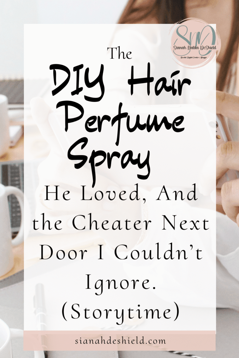 DIY Hair Perfume Spray Story