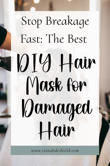 DIY hair mask for damaged hair