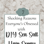 DIY sea salt hair spray