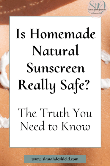homemade natural sunscreen