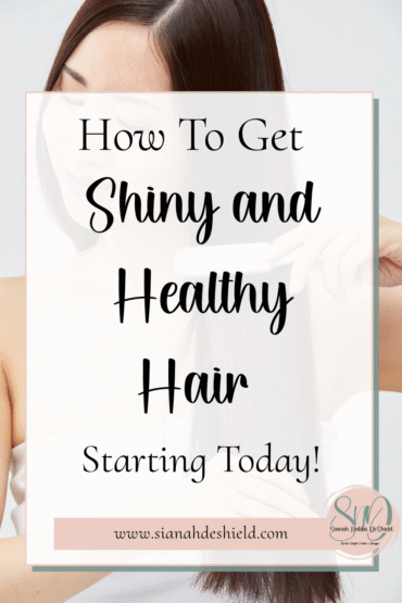 shiny and healthy hair