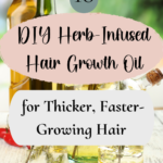 DIY herb-infused hair growth oil