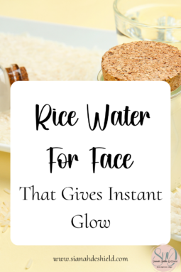 rice water for your face