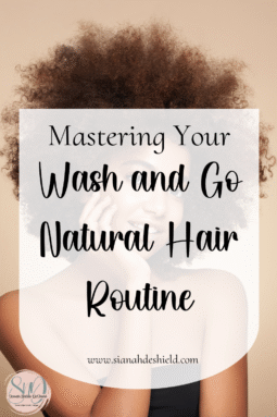 wash-and-go natural hair routine