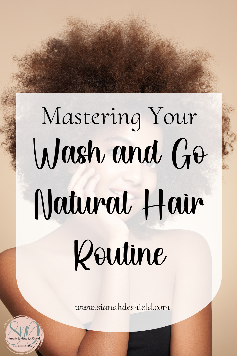 wash-and-go natural hair routine