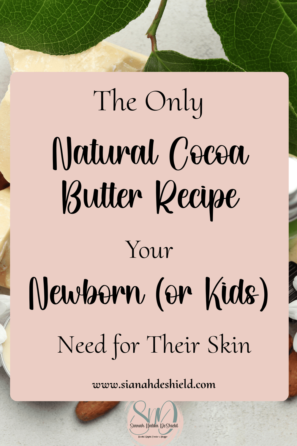 homemade cocoa body butter